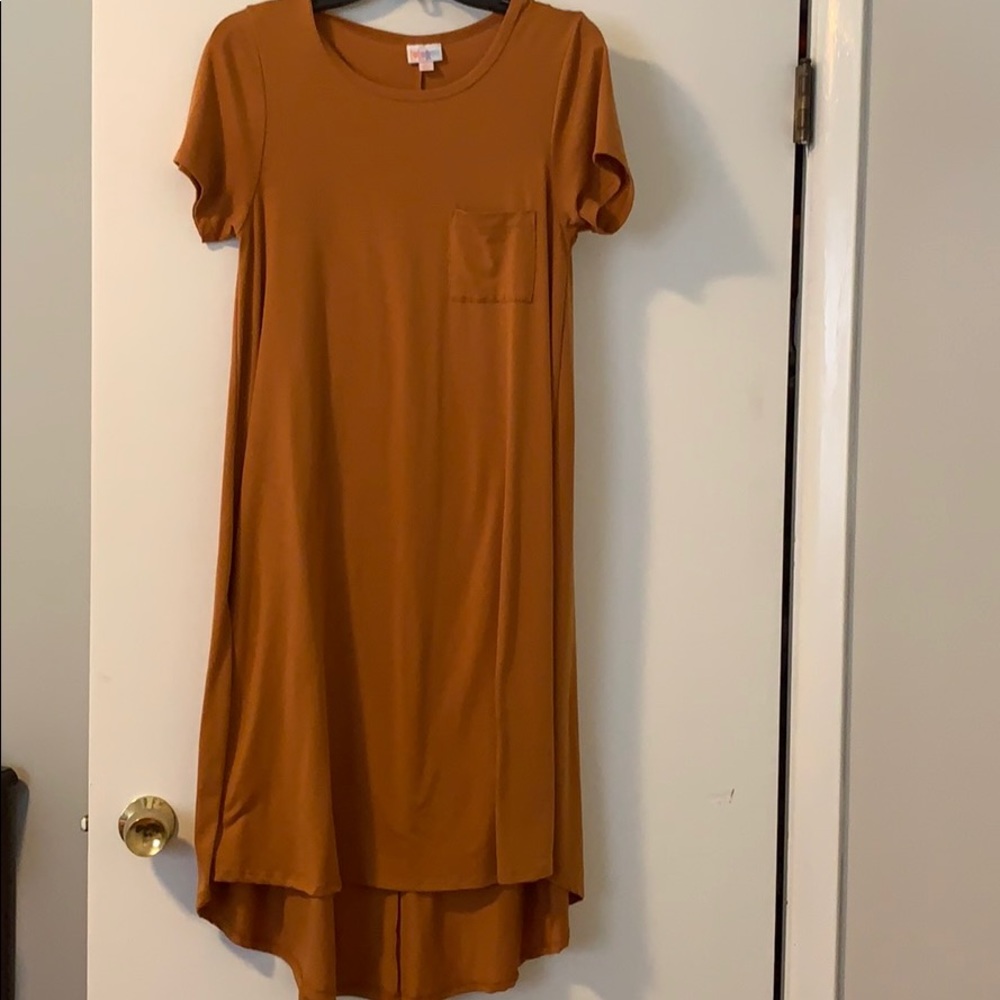 Lularoe Orange XS Carley dress
